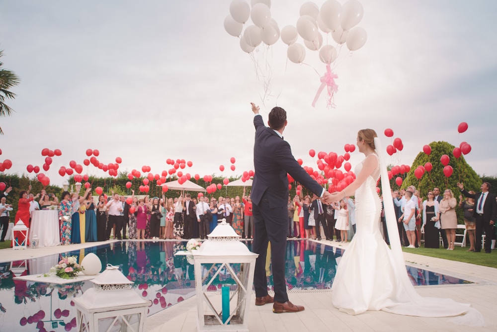 A candid wedding celebration